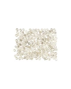 Creativ Company Rocailles-Perlen 8/0 Silber/Transparent