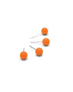 Nobo Reissnägel 100 Stück, Orange