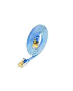 SLIM Slimpatchkabel  Cat 6A, U/FTP, 7 m, Blau