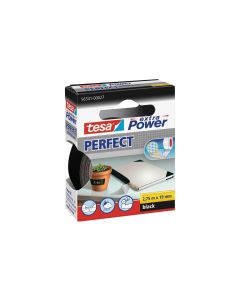 tesa Klebeband extra Power Perfect 19 mm x 2.75 m, Schwarz