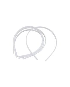 Creativ Company Haarreif 8 mm, Weiss