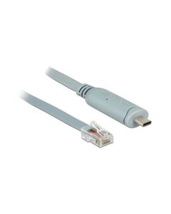 Delock Konsolenkabel USB-C - RJ45 RS-232, Cisco kompatibel, 5m