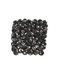 Creativ Company Glasschliffperlen 3 mm x 4 mm Schwarz