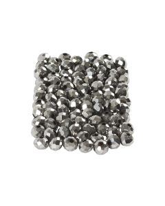 Creativ Company Glasschliffperlen 3 mm x 4 mm Anthrazit