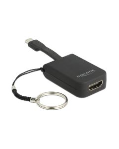 Delock Adapter USB Type-C – HDMI 4K, 30Hz, mit Schlüsselanhänger