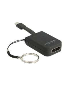 Delock Adapter USB-C – DisplayPort 4K, 60 Hz, mit Schlüsselanhänger