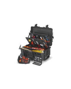 Knipex Werkzeugkoffer «Robust45» Elektro 63-teilig