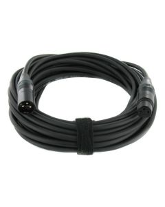 Cordial XLR-Kabel XLRm-XLRf 20 m, Schwarz