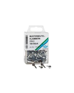 WEDO Rundkopfklammer 7 mm 100 Stück