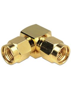 Delock Antennenadapter 90°, RP-SMA Stecker (m) - SMA Stecker (m)