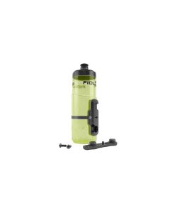 FIDLOCK Bidon Twist 0.6 l, Gelb/Transparent mit Halterung