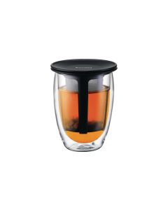 Bodum Teetasse Tea for one 350 ml, 1 Stück, Schwarz