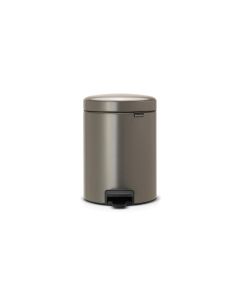 Brabantia Kosmetikeimer NewIcon 5 l, Platin