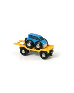 BRIO Eisenbahn Autotransporter mit Ramp