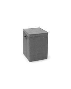 Brabantia Wäschesammler stapelbar, 35 Liter, Schwarz