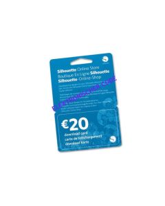 Silhouette Download-Karte 20 EUR elektronischer Code