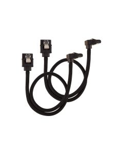 Corsair SATA3-Kabel Premium Set Schwarz 30 cm gewinkelt