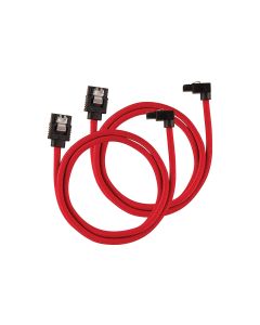 Corsair SATA3-Kabel Premium Set Rot 60 cm gewinkelt