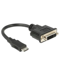 Delock Adapterkabel Mini-HDMI – DVI-D Schwarz