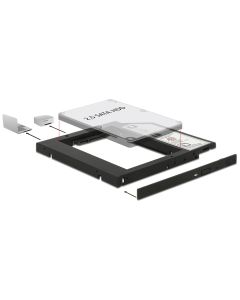 Delock DVD-Schacht Adapter für 2.5-HDD/SSD