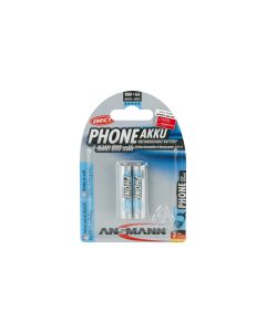Ansmann Akku 2x AAA 800 mAh für DECT-Phones