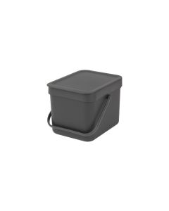 Brabantia Komposteimer Sort & Go 6 l, Grau
