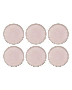 Bitz Frühstücks- & Dessertteller  Ø 21 cm, 6 Stück, Grau/Rosa