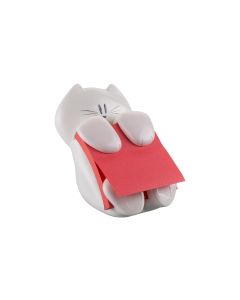 Post-it Notizzettel-Dispenser Katze Weiss