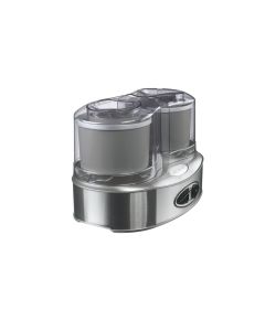 Cuisinart Glacemaschine Duo Cream 2 l, Grau