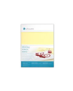 Silhouette Stickerpapier Doppelseitig  Gelb/Weiss