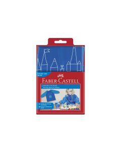 Faber-Castell Malschürze für Kinder Ab 6 Jahren, Blau