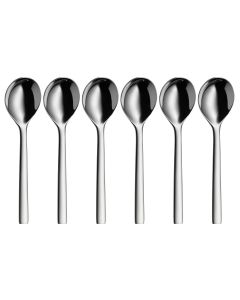 WMF Suppenlöffel Nuova 6 Stück, Silber
