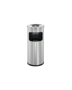 DURABLE Abfalleimer mit Ascher 19 l, Silber