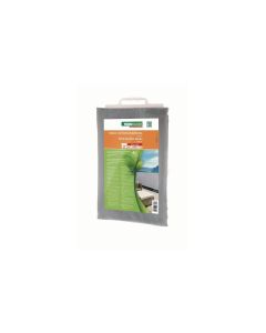 Windhager Sichtschutz Balkonbespannung Malta 0.9x5m, Silber-grau