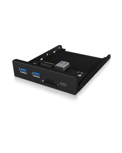 ICY BOX Front Panel IB-HUB1417-i3 USB 3.0 Type-C/Type-A Hub 3.5
