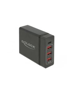Delock USB-Wandladegerät 63974 3x USB-A + 1x USB-Type-C PD