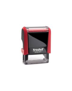 Trodat Stempel 4911 mit Gutschein, Individuell gestaltbar, Schwarz