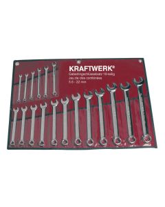 Kraftwerk Ringgabelschlüssel-Set 18-teilig