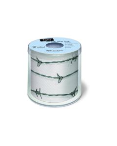 Paper + Design Toilettenpapier Barbed wire  Rollen, 3-lagig, Mehrfarbig