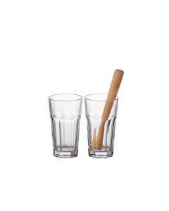 Leonardo Caipirinhaglas Rocks Bar 540 ml, 2 Stück, Transparent