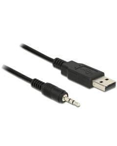 Delock USB 2.0-Kabel TTL 2.5 mm 3 Pin (3.3 V) USB A - Klinke 1.8 m