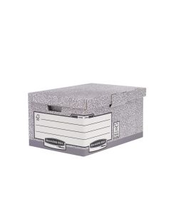 Fellowes Archivschachtel Bankers Box Grau, 10 Stück