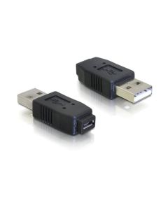 Delock USB 2.0 Adapter USB-A Stecker - USB-MicroB Buchse