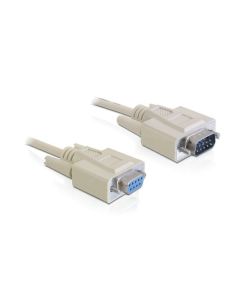 Delock Verlängerungskabel RS-232 DB9 - RS-232 DB9 (m-f) 5 m