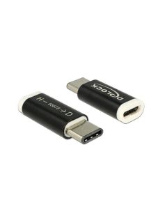 Delock USB 2.0 Adapter USB-MicroB Buchse - USB-C Stecker