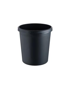 Helit Papierkorb 18 l, Schwarz