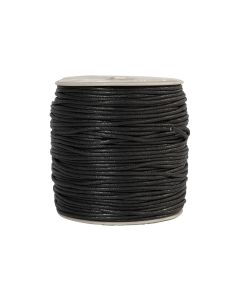 Creativ Company Baumwollkordel 2 mm, Schwarz, 100 m