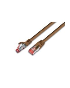 Wirewin Patchkabel RJ-45 - RJ-45, Cat 6, S/FTP, 1.5 m, Braun