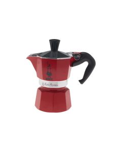 Bialetti Espressokocher Moka Express 1 Tassen, Rot