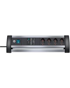 Brennenstuhl Tischsteckdosenleiste Alu-Office-Line 4x T13
